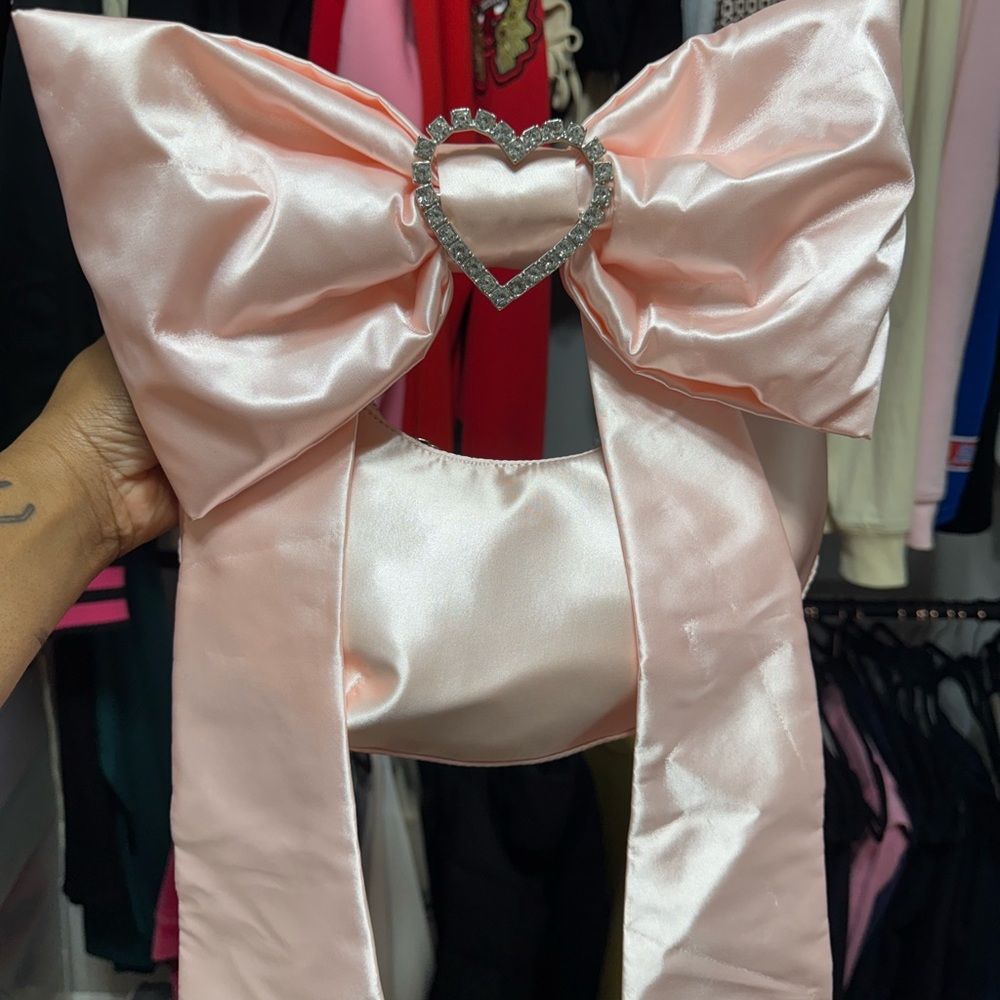 Sugar Thrillz Pink Bow Purse
